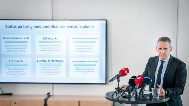 Skattestyrelsens fagdirektør, Steen Bechmann Jacobsen, står bag erstatningssagerne. Arkivfoto: Niels Christian Vilmann/Ritzau Scanpix