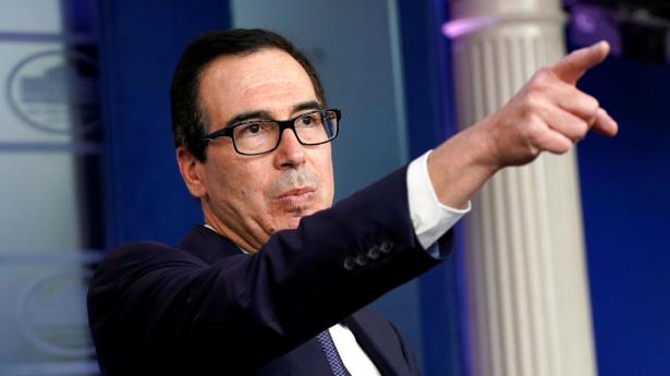 I 2018 lovede daværende finansminister Steven Mnuchin, at man ville komme efter udenlandske banker, der hvidvaskede penge. Arkivfoto: Yuri Gripas/Reuters/Ritzau Scanpix