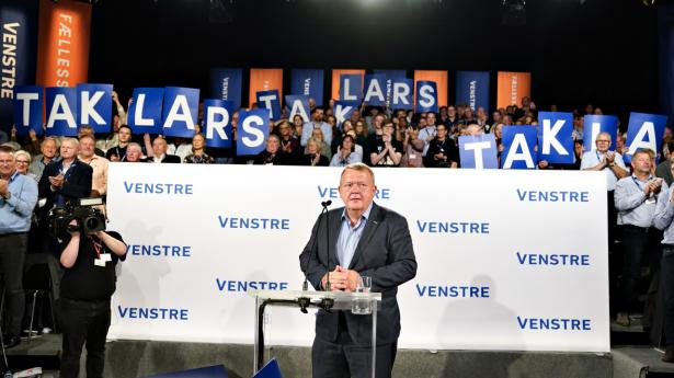 Tidl. formand Lars Løkke Rasmussen blev hyldet ved Venstres landsmøde i Herning Kongrescenter, november 2019. Arkivfoto: Henning Bagger/Ritzau Scanpix