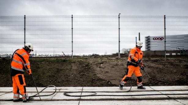 Problemerne med rekruttering er størst i bygge- og anlægsbranchen med en forgæves rekrutteringsrate på 36 pct. 
Arkivfoto: Tim Kildeborg Jensen/Ritzau Scanpix