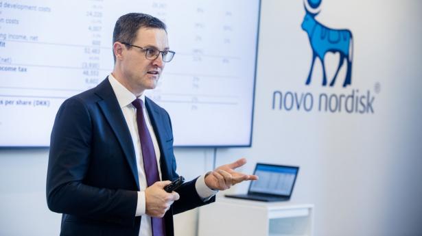 Karsten Munk Knudsen, koncernfinansdirektør i Novo Nordisk, siger, at vækstloftet er nær. Arkivfoto: Nikolai Linares