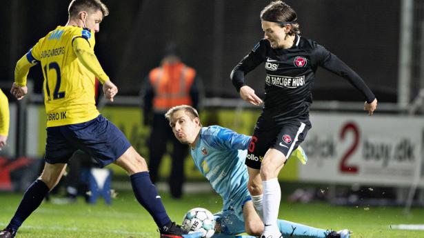 33-årige Lasse Vibe er stadig aktiv fodboldspiller i FC Midtjylland. Arkivfoto: Henning Bagger/Ritzau Scanpix