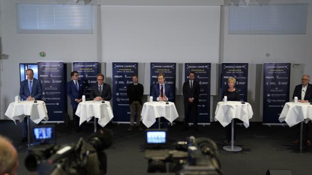 Regeringen og arbejdsmarkedets parter præsenterede mandag en revideret trepartsaftale. Foto: Niels Christian Vilmann/Ritzau Scanpix