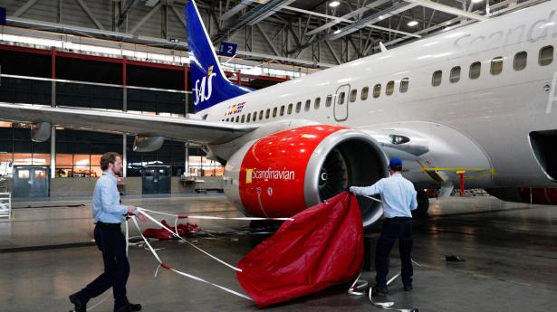 Størstedelen af SAS’ flåde står i dag parkeret på landjorden. Arkivfoto: Hakon Mosvold Larsen/NTB Scanpix/Ritzau Scanpix