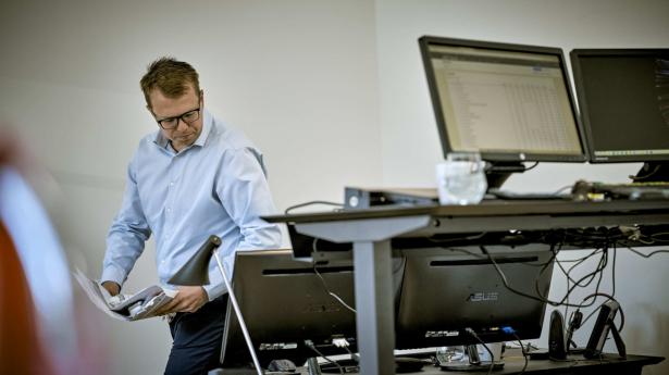 Det er “med sorg i hjertet”, at porteføljeforvalter Johannes Møller, MW Compounders, har solgt Ringkjøbing Landbobank. Arkivfoto: Steven Achiam