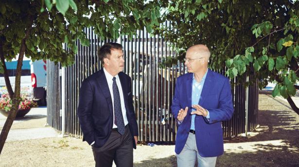 Stephan Christgau (t.h.) og Andreas Segerros stiftede Eir Ventures i 2020 og har nu overgået kapitalmålet for første fond. Arkivfoto: Thomas Nielsen