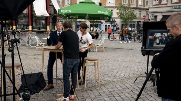 Mads Mikkelsen optager reklamefilm for Carlsberg. Arkivfoto: Niels Christian Vilmann/Ritzau Scanpix