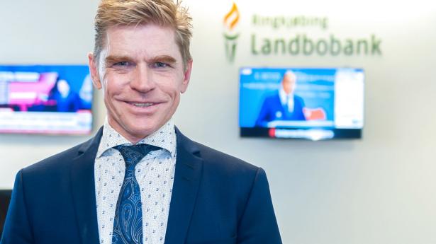 Ringkjøbing Landbobank med adm. direktør John Fisker i spidsen indtager førsteplads i omdømmeundersøgelse. PR-foto