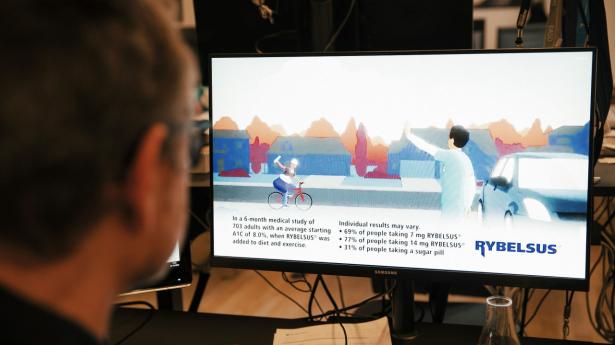 Novo Nordisk brugte alene i oktober 115 mio. kr. på amerikanske tv-reklamer for selskabets diabetespille Rybelsus, viser en opgørelse fra branchemediet Fiercepharma. Arkivfoto: Andreas Vinther