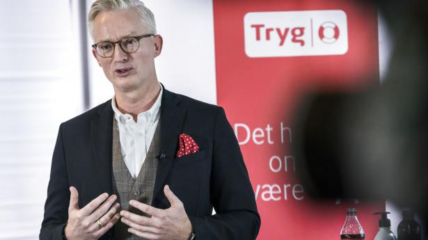 Forsikringsgiganten Tryg med Morten Hübbe i spidsen udbyder aktier for 7051 kr. Arkivfoto: Thomas Lekfeldt/Ritzau Scanpix