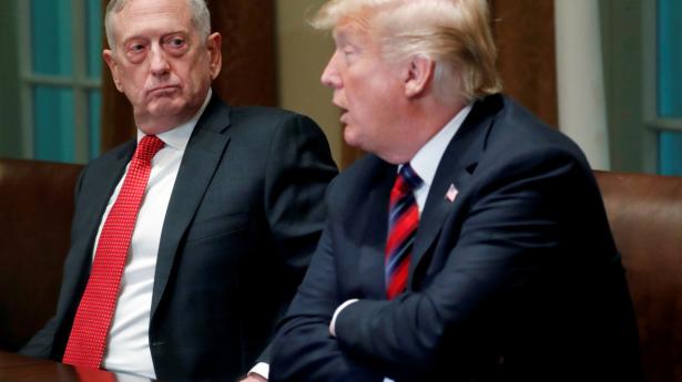 James Mattis, da han var USA's forsvarsminister. Nu advarer han sammen med ni fhv. forsvarsministre mod, at Trump bruger militæret for at blive ved magten. Foto: Leah Millis/Reuters/Ritzau Scanpix