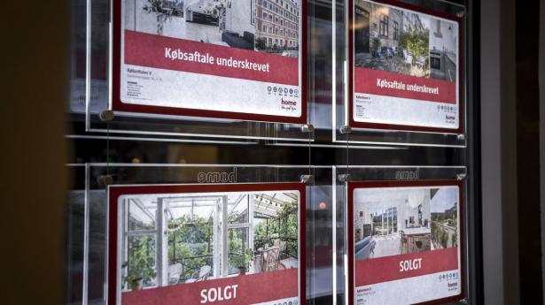 Boligmarkedet er glohedt, men alligevel så falder bankernes udlån til boligejerne Arkivfoto: Thomas Lekfeldt/Ritzau Scanpix
