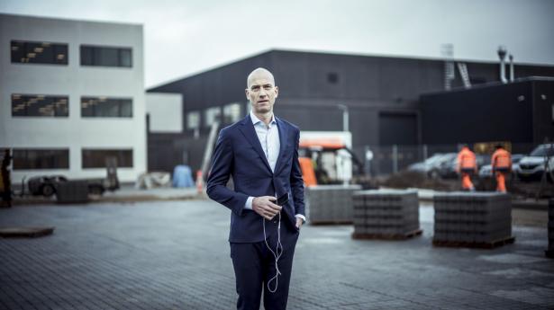 Sebastian Koks Andreassen, direktør i Green Hydrogen Systems, fotograferet på virksomhedens nye fabrik i Kolding onsdag den 16. december 2020. Arkivfoto: Michael Drost-Hansen