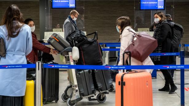 Siden weekenden har lande på stribe lukket ned for flytrafik til Storbritannien efter ny muteret variant af coronavirus har spredt sig. Foto: Gramma/Abaca/Ritzau Scanpix