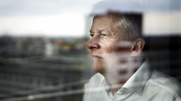 Arbejdernes Landsbank med Gert Jonassen i front har tirsdag eftermiddag offentliggjort regnskab for første halvår af 2022. Arkivfoto: Niels Ahlmann Olesen/Berlingske/Ritzau Scanpix