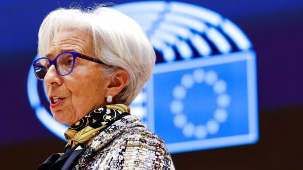 ECB-chefen Christine Lagarde har torsdag offentliggjort en justering af bankens strategi. Arkivfoto: Pool/Reuters/Ritzau Scanpix