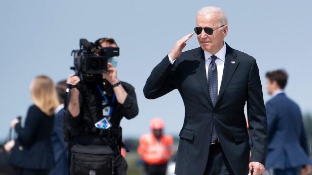 Præsident Joe Biden forlader Bruxelles efter et topmøde i EU´s hovedkvarter. Konkrete forbedringer for samhandlen var der ikke meget af. Foto: Brendan Smialowski/AFP/Ritzau Scanpix