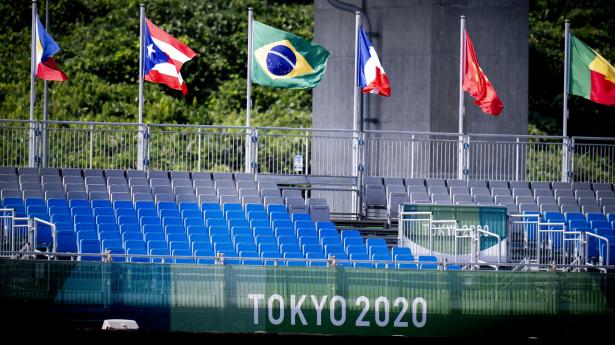 Med et års forsinkelse skydes OL i Tokyo nu i gang. Men uden tilskuere. Foto: Liselotte Sabroe/Ritzau Scanpix