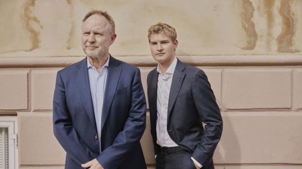 Albert Geisler Fox (th) er adm. direktør i Performativ. Jesper Kirstein (tv) er netop tiltrådt som bestyrelsesformand og investor. Foto: Jonas Pryner Andersen