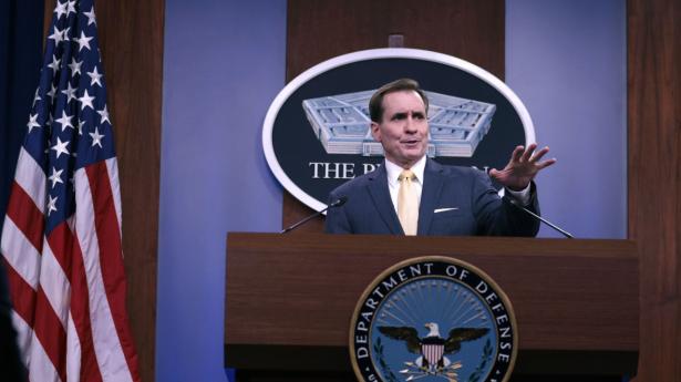 Pentagons pressechef John Kirby. Efter 20 års krig er USA nu helt ude af Afghanistan. Foto: Anna Moneymaker/AFP/Ritzau Scanpix