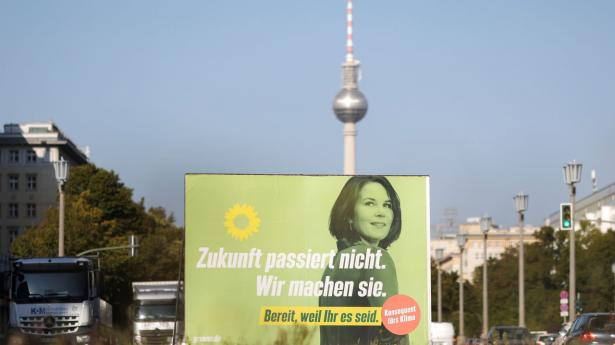 Annalena Baerbock og De Grønne står til fremgang på valgdagen 26. september. Foto: Christian Mang/Reuters/Ritzau Scanpix