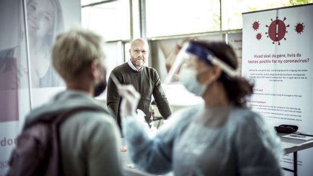 Brian Rosenberg er adm. direktør og medjer af Carelink, der har stået for at udbyde kviktest til borgerne i Sønderjylland. Foto: Michael Drost-Hansen