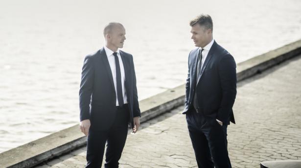Alle skal forstå et klimaregnskab, hvis aftrykket skal ændres, mener driftsdirektør Svend Mølholt (t.v.) og bæredygtighedsdirektør Jesper Nielsen hos Monjasa. Foto: Michael Drost-Hansen