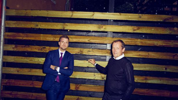 De to stiftere af Movinn, Patrick Blok (t.v.) og Jesper Thaning, jagter investorer til udlejningsselskabet via vækstbørsen First North. Foto: Thomas Nielsen