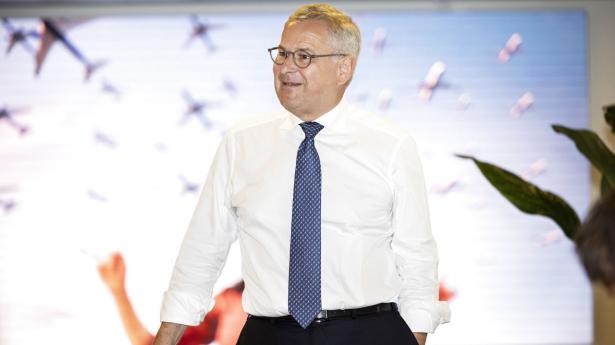 Søren Skou, adm. direktør for A.P. Møller-Mærsk har onsdag præsenteret et rekordregnskab for 2021. Arkivfoto: Simon Fals