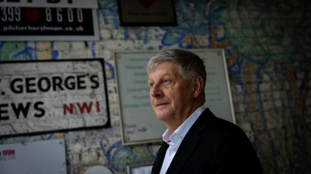 Kurt Bligaard Pedersen, formand i Jyske Bank, er bosat i London og har arbejdet derfra i syv år. Foto: Anders Birger