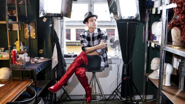 Silas Holst skabte en kæmpe positiv overraskelse til Reumertprisuddelingen søndag aften, da han vandt som Årets bedste skuespiller for sin rolle i musicalen “Kinky Boots” på Det Ny Teater. Arkivfoto: Liselotte Sabroe/Ritzau Scanpix