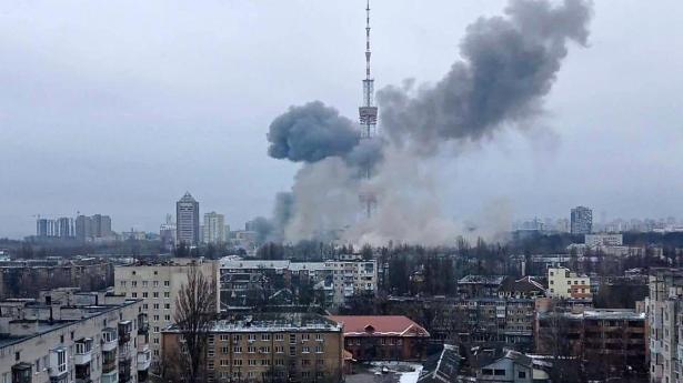 Global Mediators ansatte befinder sig normalt på kontoret i Kyiv, men de fleste er flygtet væk fra hovedstaden. Foto: AFP/Ritzau Scanpix