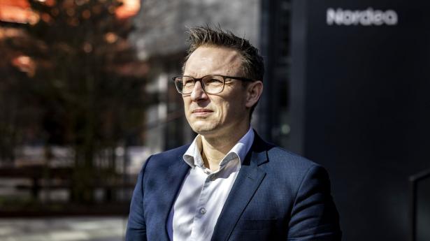 Mads Skovlund, chef for Nordeas danske privatkunder, vil nu føje pension til produkttilbuddet til privatkunder med købet af Topdanmarks pensionsforretning. Foto: Simon Fals