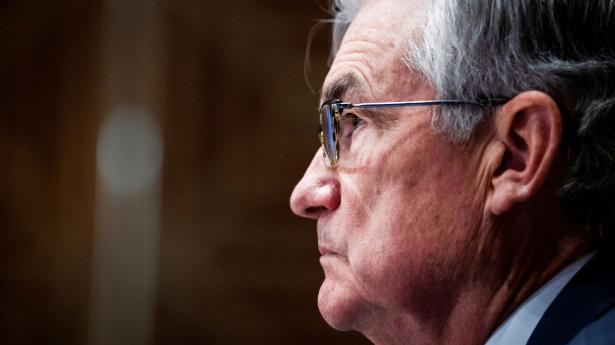 Jerome Powell varsler et rentehop på 0,50 procentpoint i begyndelsen af maj. Arkivfoto: Pool/Reuters/Ritzau Scanpix