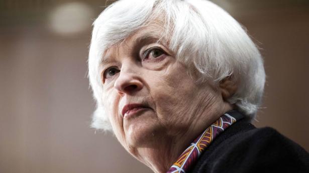 Den amerikanske finansminister, Janet Yellen, advarede mandag om, at såkaldte stablecoins truer den finansielle stabilitet. Arkivfoto: Pool/AFP/Ritzau Scanpix