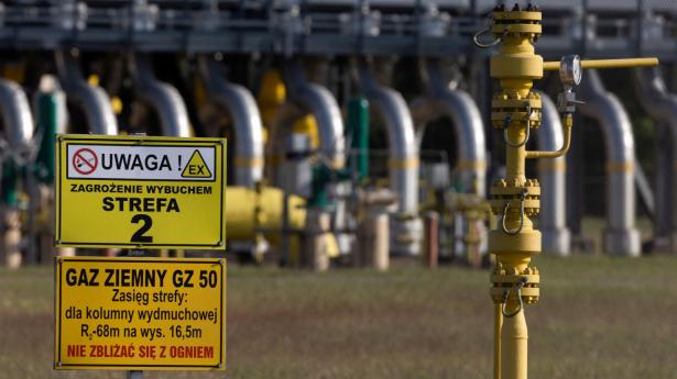 Rusland har skruet ned for gasleverancerne til Tyskland gennem gasledningen Nord Stream 1. På billedet ses en gaskompressor til Yamal-rørledningen i Polen. Arkivfoto: Kacper Pempel/Reuters/Ritzau Scanpix