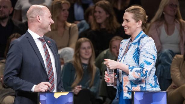 Statsminister Mette Frederiksen (S) og Søren Pape Poulsen (K) har flere gange været i talkamp om Det Konservative Folkepartis 2030-plan. Arkivfoto: Søren Bidstrup/Ritzau Scanpix