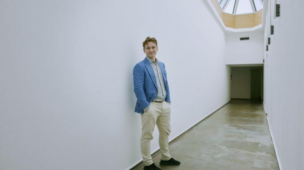 Direktør i Kompasbank Michael Hurup Andersen ser positivt på halvårsregnskabet, selvom det blev til et minus på bundlinjen. Arkivfoto: Jonas Pryner Andersen