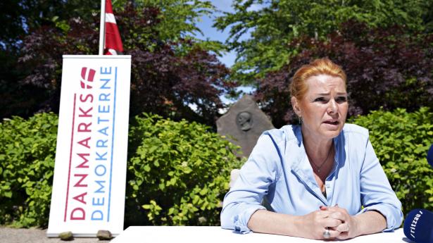 Inger Støjberg fortæller om sit nye parti. Foto: Henning Bagger/Ritzau Scanpix
