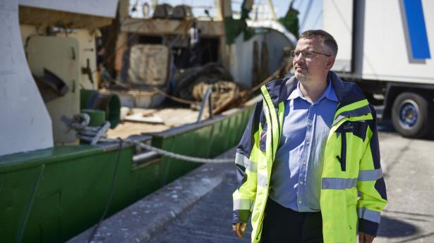 Hanstholm Havn vil være et knudepunkt for power-to-x, fortæller havnedirektør Søren Zohnesen. Derfor er en række nye tiltag sat i søen. Foto: Claus Bjørn Larsen