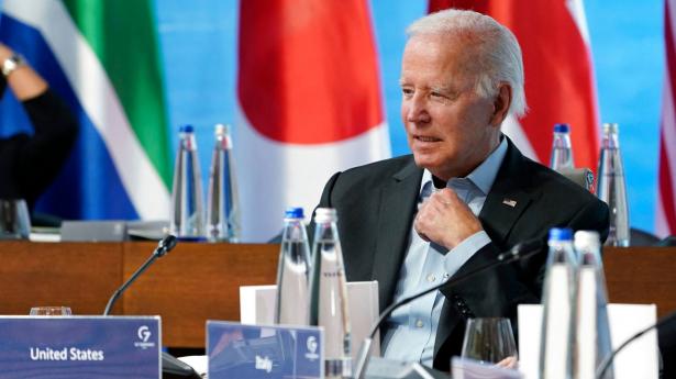 Præsident Joe Biden har lovet at forsyne Ukraine med de våben, “de har brug for”, og G7-landende er klar med nye sanktioner. Foto: Susan Walsh/AFP/ Ritzau Scanpix