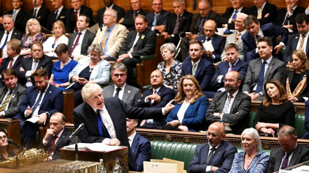 Boris Johnsons karakter og forhold til sandheden endte med at bringe ham i fedtefadet og vælte taburetten under ham. Arkivfoto: Jessica Taylor/Reuters/Ritzau Scanpix
