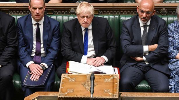 Boris Johnson kæmper i øjeblikket hårdt for sit politiske liv. Foto: Jessica Taylor/AFP/Ritzau Scanpix