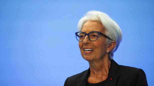 Markedet er nu fuldstændig overbeviste om, at ECB-chef Christine Lagarde vil annoncere et rentehop på 0,75 procentpoint til oktober. Arkivfoto: Wolfgang Rattay/Reuters/Ritzau Scanpix