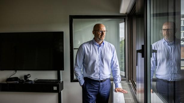Lars Mørch er direktør i Jyske Bank og af mange regnes han for arvtager til posten som topchef, når Anders Dam, der er bankens adm. direktør, skal på pension. Han har stået i spidsen for købet af PFA Bank. Arkivfoto: Simon Fals