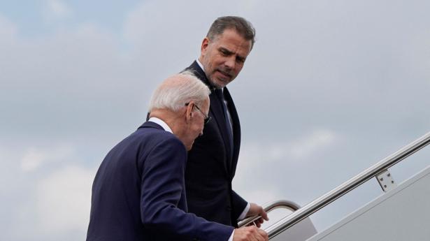 Hunter Biden og Joe Biden. Arkivfoto: Joshua Roberts/Reuters/Ritzau Scanpix