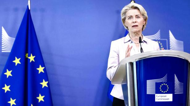 Kommissionsformand Ursula von der Leyen fremlagde onsdag et helt usædvanligt forslag om at gribe ind i energimarkederne.
Foto: Kenzo Tribouillard/Ritzau Scanpix