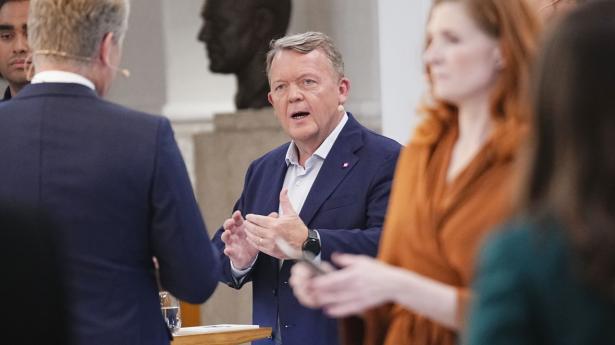 Lars Løkke Rasmussen bragte renter på 18 pct. fra sin ungdom op i partilederdebat. Foto: Martin Sylvest/Ritzau Scanpix