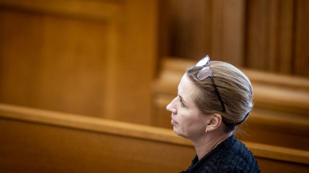 Det var ikke en fejl at slå alle danske mink ned, slår Mette Frederiksen fast på talerstolen til folketingets åbningsdebat sent torsdag aften. Foto: Mads Claus Rasmussen/Ritzau Scanpix