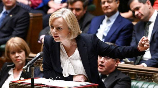 Den britiske premierminister Liz Truss går af efter blot 45 dage på posten. Foto: Jessica Taylor/AFP/Ritzau Scanpix